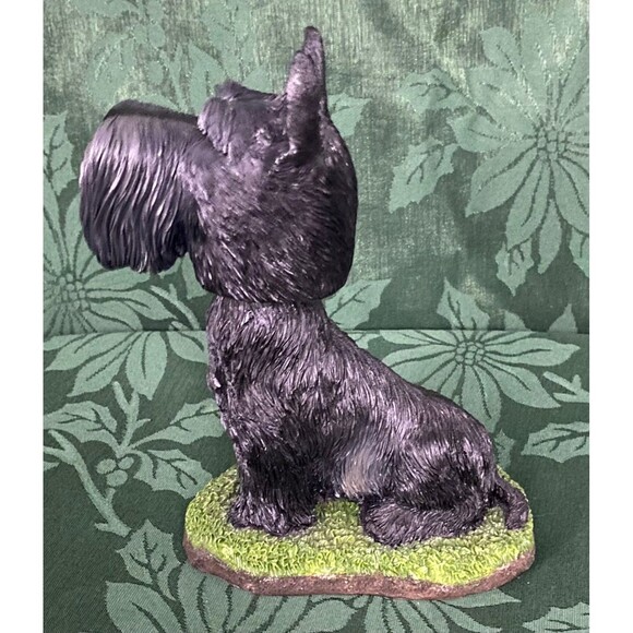 Scottie Dog Resin Nodder Figurine Scottish Terrier Dog Bobblehead - Picture 4 of 6